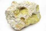 Sulfur Crystals on Matrix - Steamboat Springs, Nevada #209730-2
